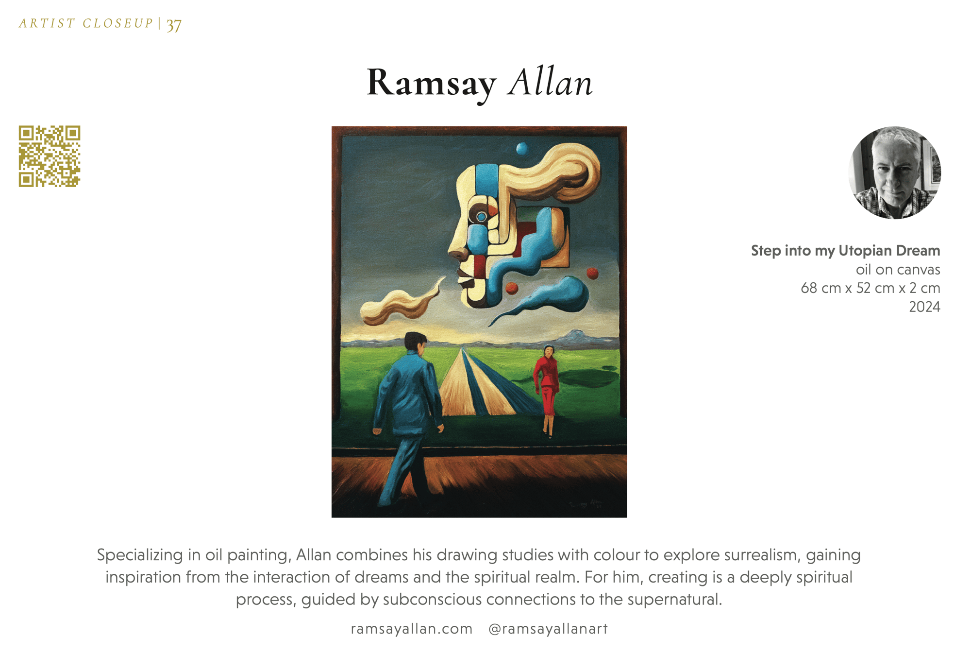 Artist Closeup – Contemporary Art Magazine feature preview