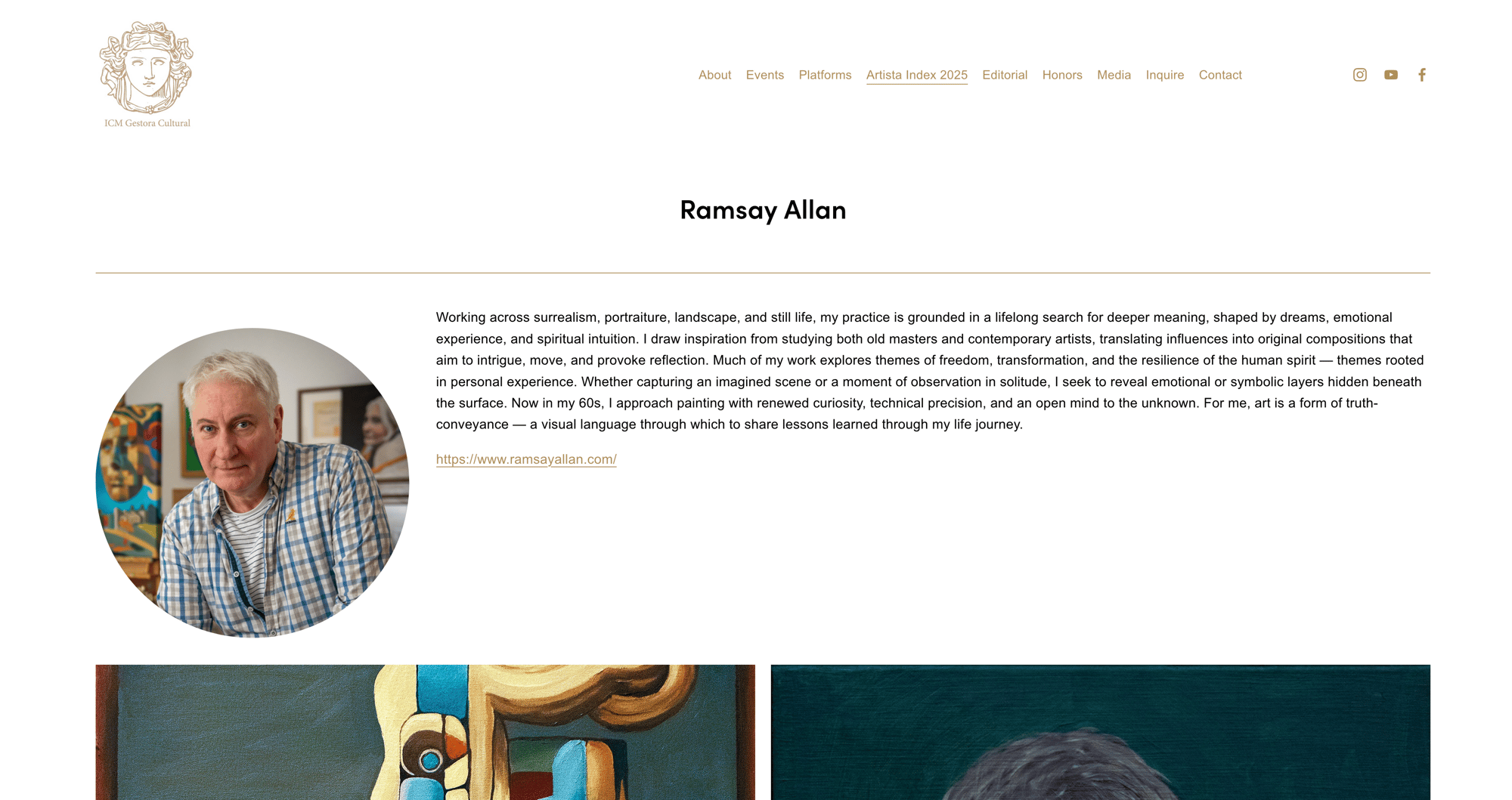 Artista Index – A Curated Selection of Contemporary Artists feature preview
